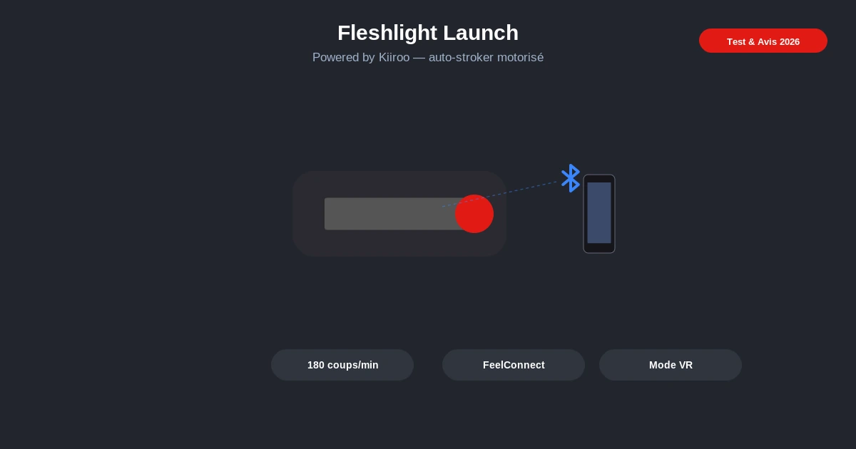 Fleshlight launch test avis autostroker motorise