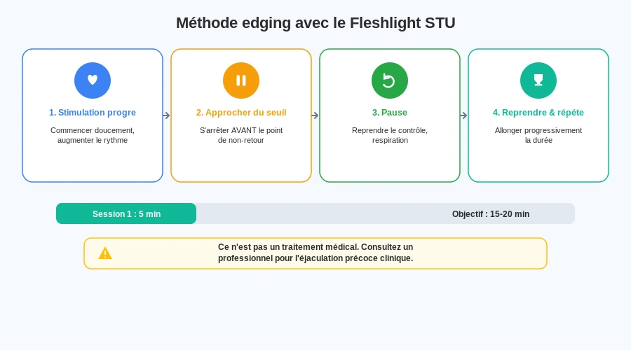 Fleshlight stu methode edging stop start endurance