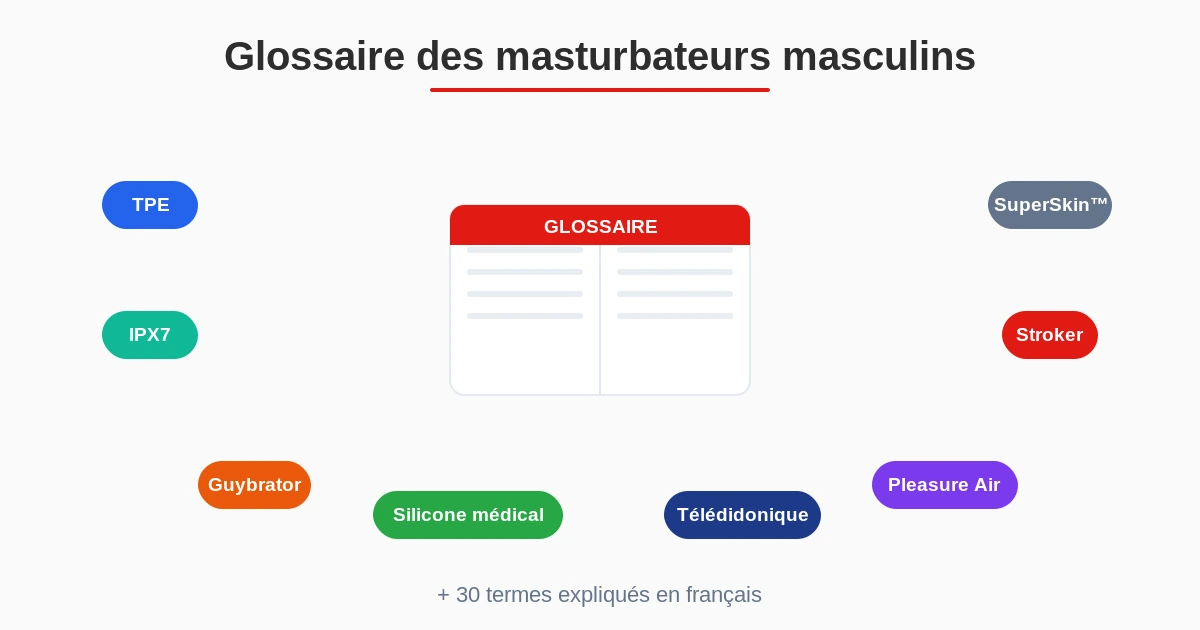 Glossaire et lexique des termes des masturbateurs masculins