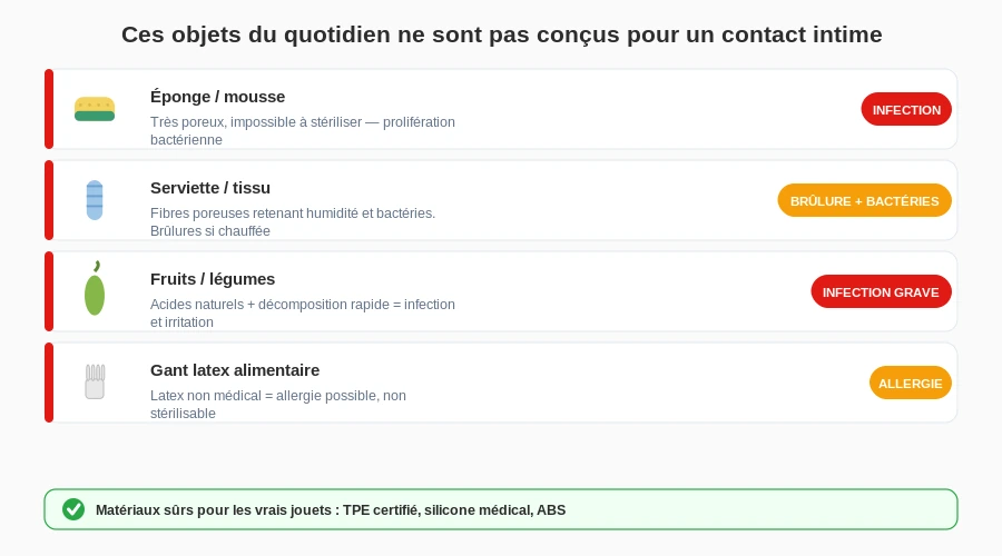 Materiaux diy masturbateur risques hygiene