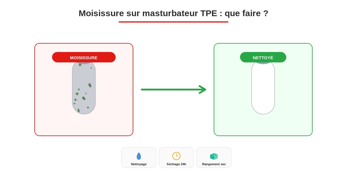 Moisissure masturbateur tpe enlever prevenir
