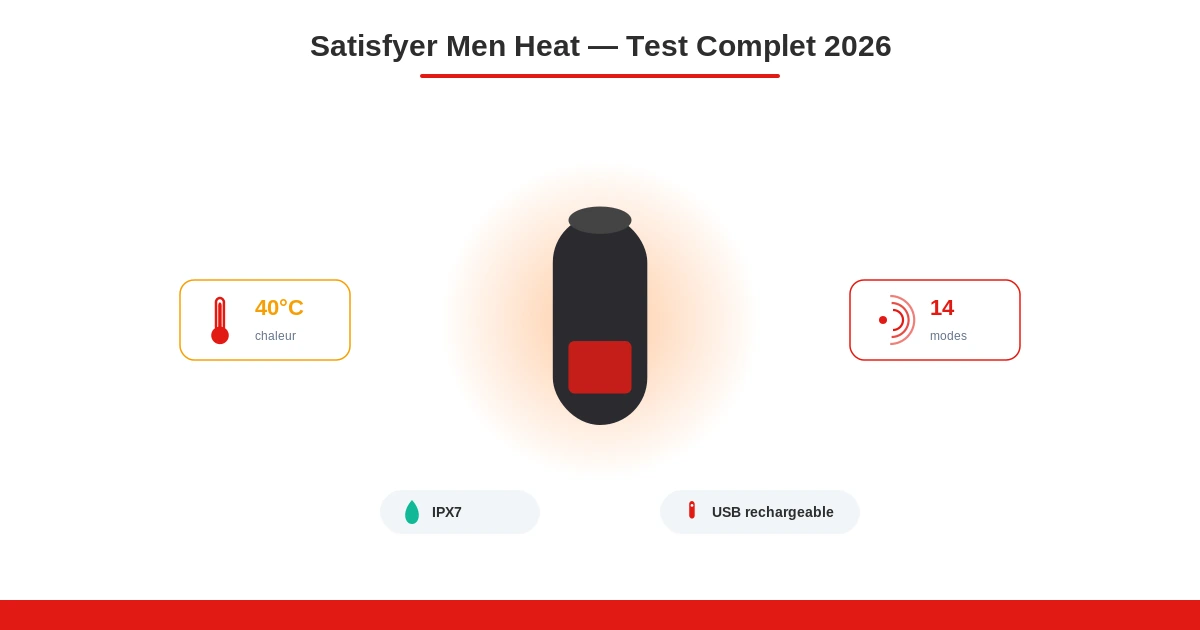 Test avis masturbateur masculin satisfyer men heat vibration chauffant